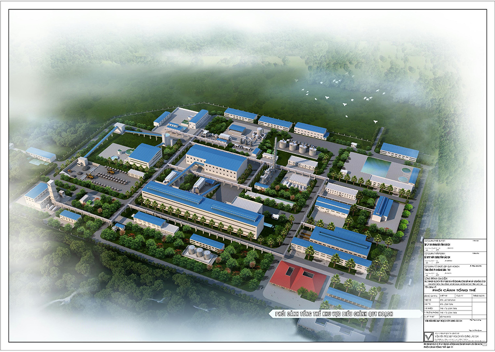 Điều chỉnh quy hoạch chi tiết xây dựng dự án Mở rộng nâng công suất nhà máy luyện đồng Lào Cai