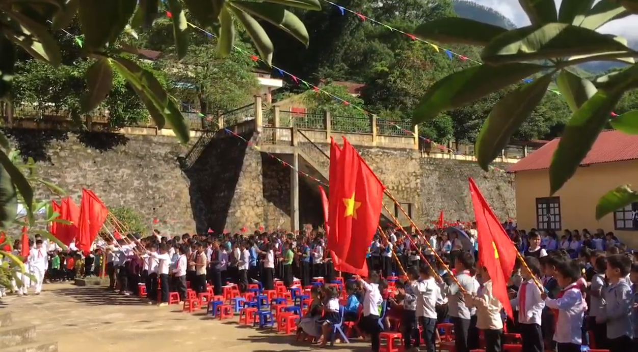 LĐV dự lễ khai giảng năm học 2018-2019 tại Nậm Chầy - Văn Bàn