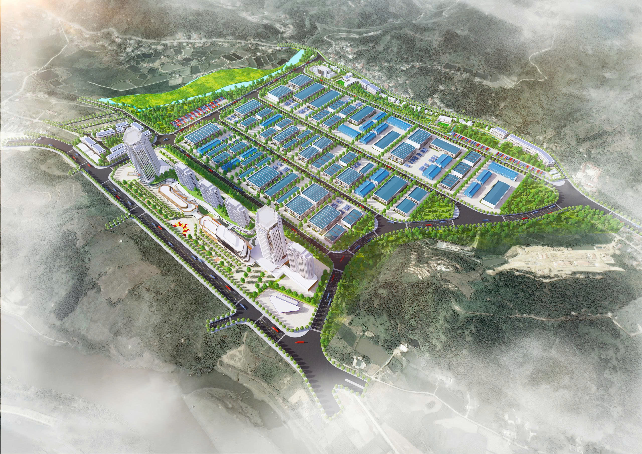 SAN GẠT MẶT BẰNG VÀ HẠ TẦNG KỸ THUẬT KHU BẢN QUA PHỤC VỤ GIẢI PHÓNG MẶT BẰNG DỰ ÁN TUYẾN ĐƯỜNG SẮT LÀO CAI – HÀ NỘI – HẢI PHÒNG